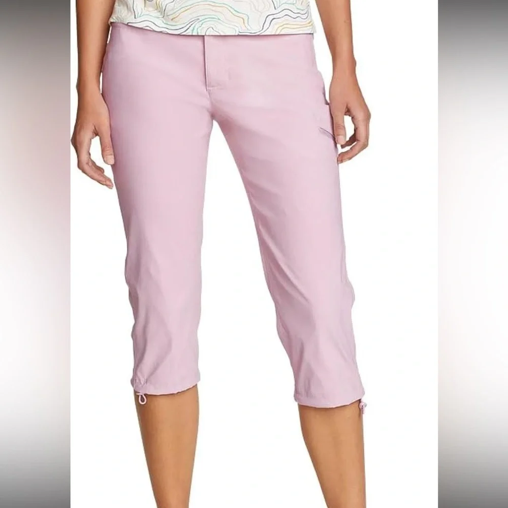 Eddie Bauer Women's Light Plum Women’s 14 Capri Pants - Picture 2 of 14